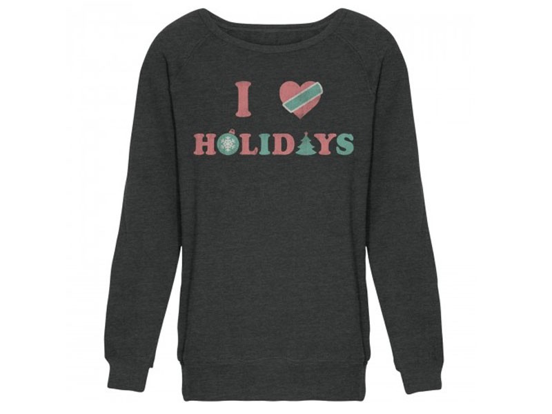 Juniors Christmas Love Holidays Kid's Sweatshirt