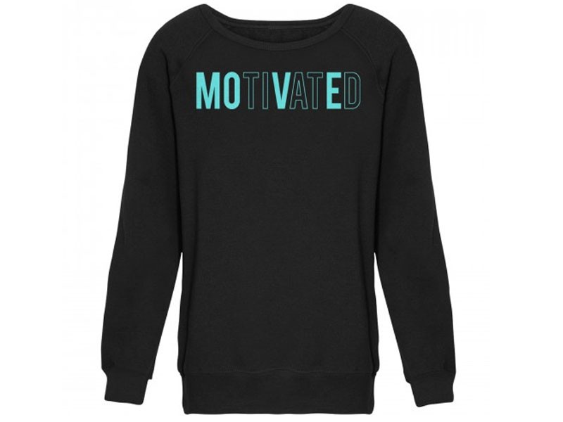 Juniors Chin Up Motivated Move Text Kid's Sweatshirts