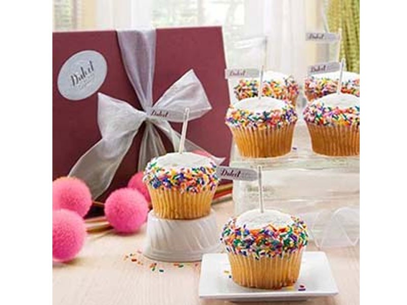 Vanilla Birthday Sprinkle Gourmet Cupcake