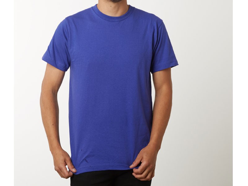 Men's Blank T-Shirt Bright Purple
