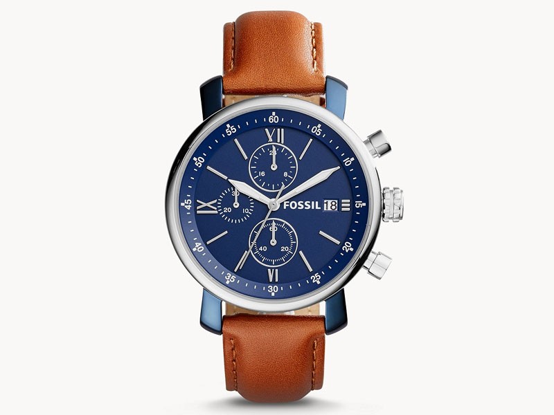 Rhett Chronograph Brown Leather Watch For Men