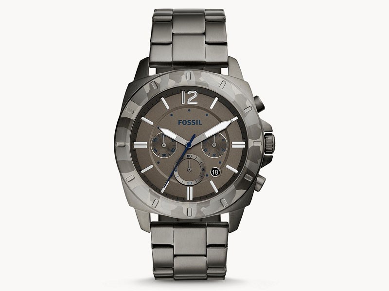 Privateer Sport Chronograph Men's Smoke Stainless Steel Watch