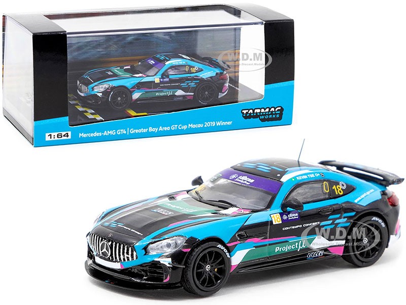 Mercedes AMG GT4 #18 Kevin Tse Winner Model Car