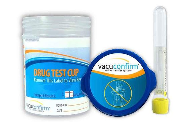 12 Panel DrugConfirm™ Urine Drug Test Cup + VacuConfirm