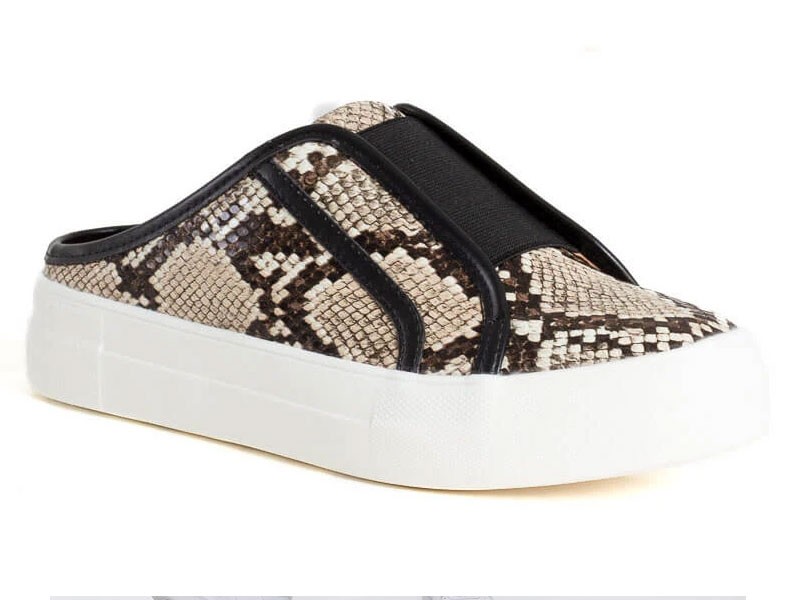 DV Dolce Vita Russel Mule Sneakers in Natural Snake For Women