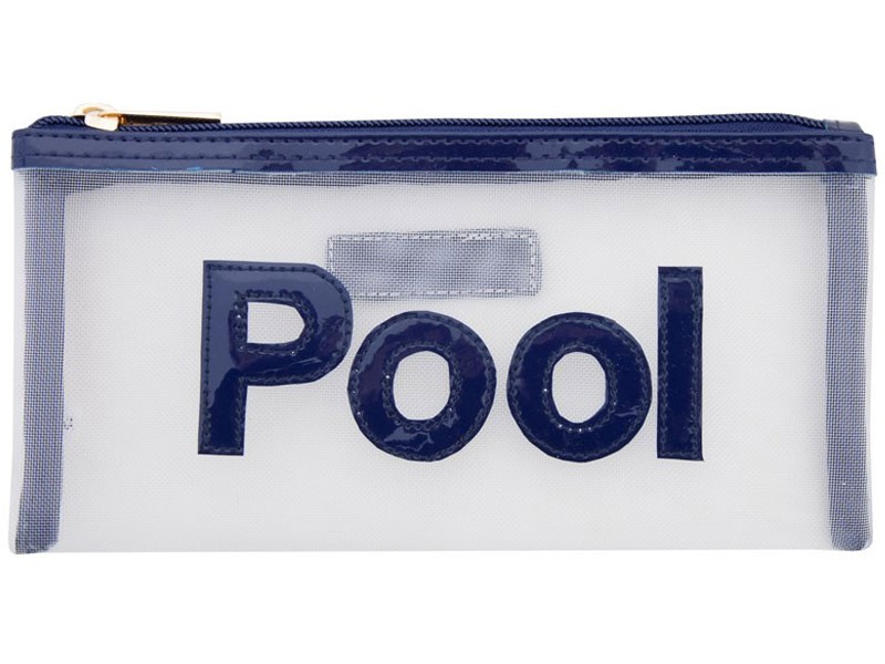 White Mesh Moya Case For Women With Navy Pool