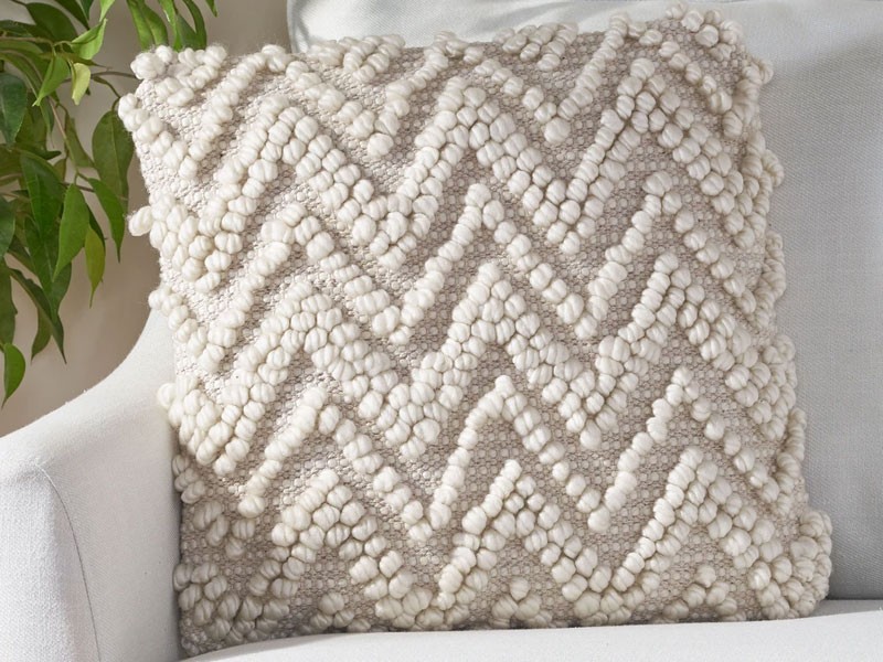 Tiyanna Hand Loomed Boho Throw Pillow