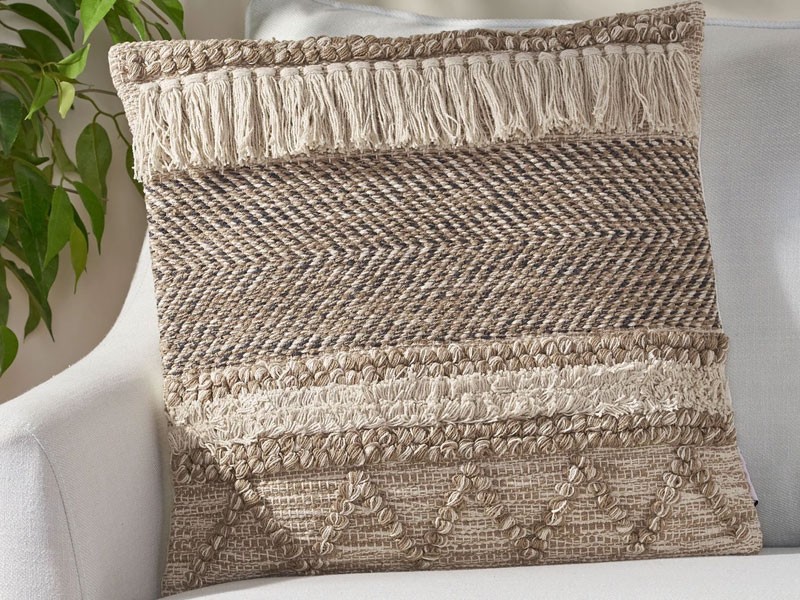 Sakina Hand-Loomed Boho Pillow Cover