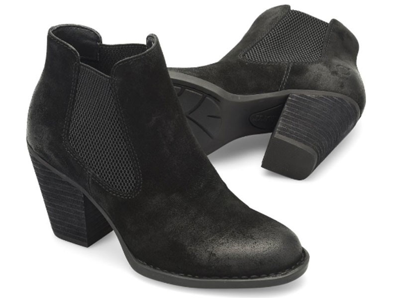 Born Elaine In Black Suede Women's Boots