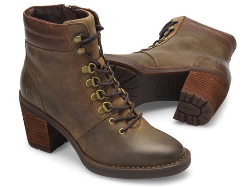 Born Heel Descent In Geen Boots For Women