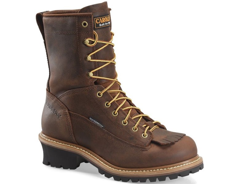 Men's 8 Inch Carolina Waterproof Lace To Toe Logger