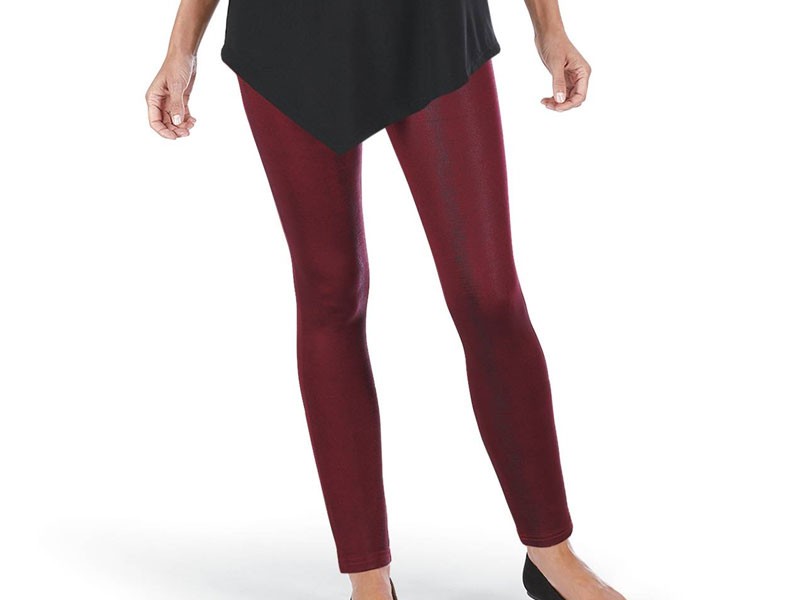 Snake-Print Fleece-Lined Leggings For Women