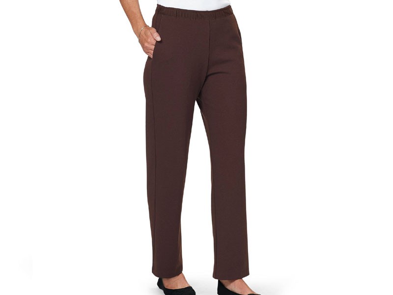 Women's Classic Waistband Ponte Pants