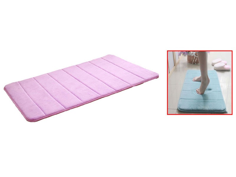 Memory Foam Bath Rug Coral Fleece Bathroom Mat Floor Carpet 40*60cm