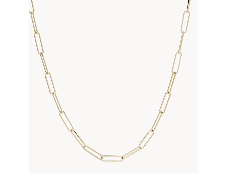 Women's Gold-Tone Brass Chain Necklace