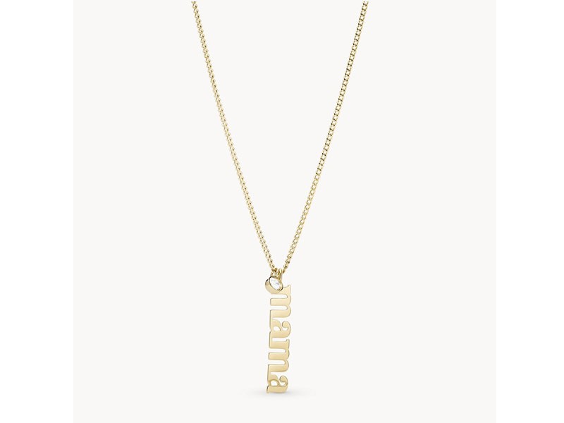 Mother's Day Gold-Tone Stainless Steel Pendant Necklace For Women