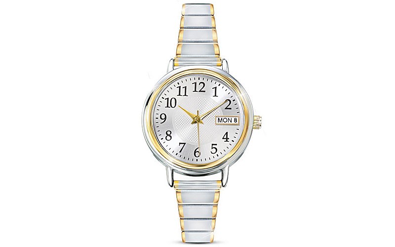 Classic Daytimer Women's Watch With Engraved Initials
