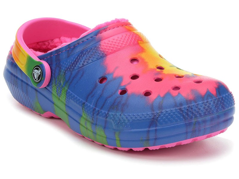 Women's Crocs Classic Lined Tie Dye Clog