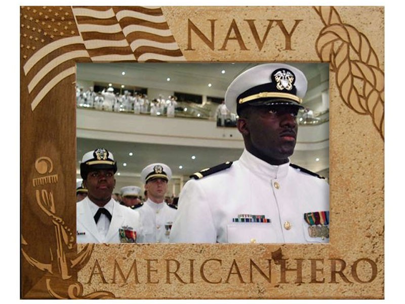 US Navy American Hero Photo Frame