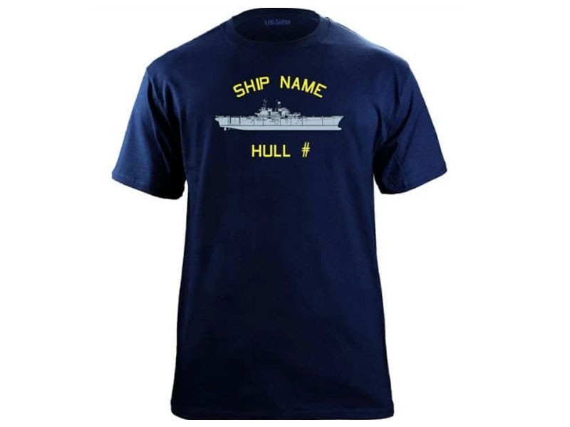 U.S. Navy Custom Ship T-Shirts Active Ships