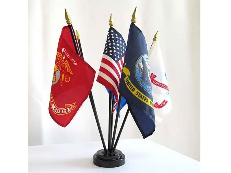 Miniature Armed Forces Flag Set