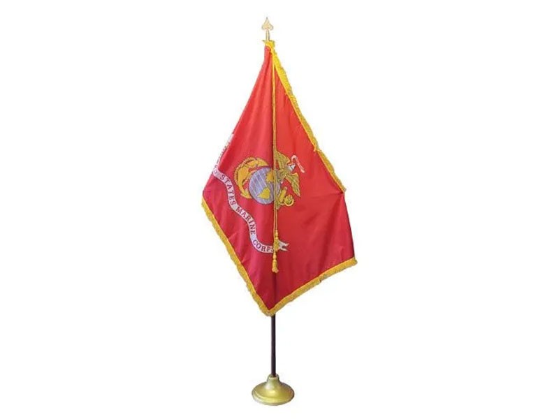 Brigadier Marine Corps Indoor Flag Set