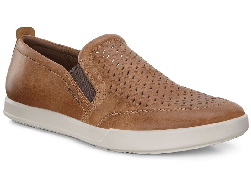 Men's Ecco Collin 2.0 Slip On Perf Casual Shoe