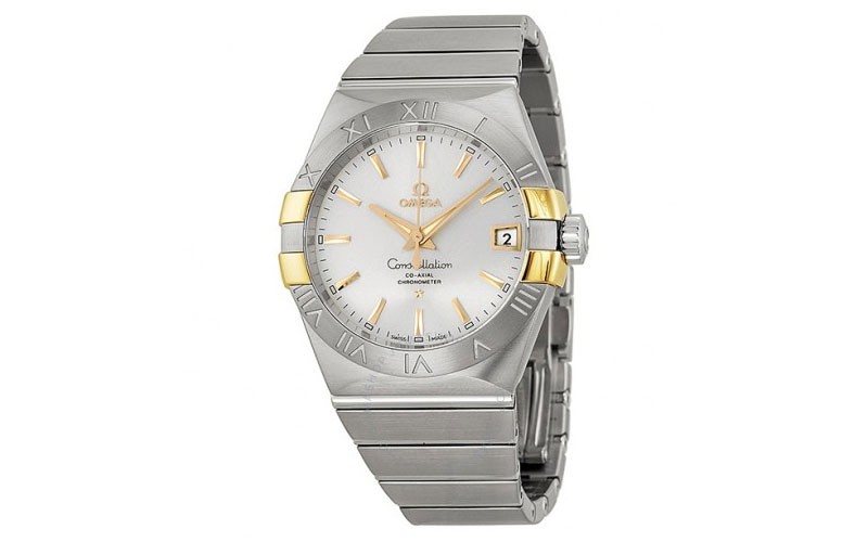 Omega Constellation Co-Axial Automatic Stainless Steel and Yellow Gold Men's