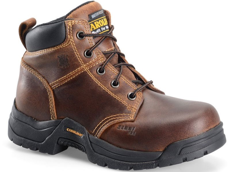 Women's 6 Inch Waterproof Broad Steel Toe Work Boot