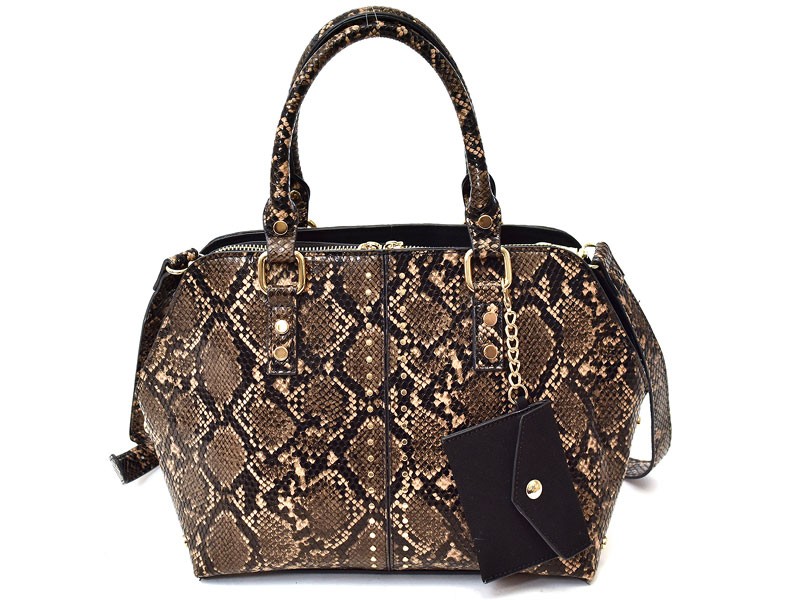 Imoshion Mini Snakeskin Dome Satchel For Women