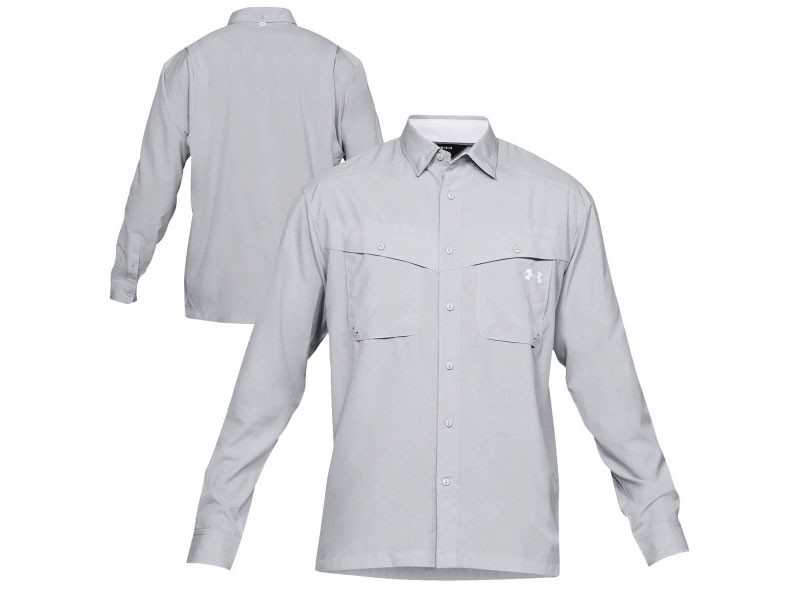 Under Armour Tide Chaser Hybrid Long-Sleeve Woven Shirt Mod Gray