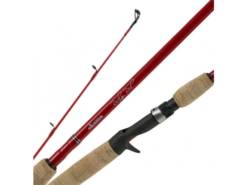 Okuma Ricky Red Inshore Casting 6'6