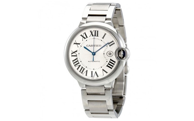 Cartier Ballon Bleu de Silver Opaline Dial Men's Watch W69012Z4