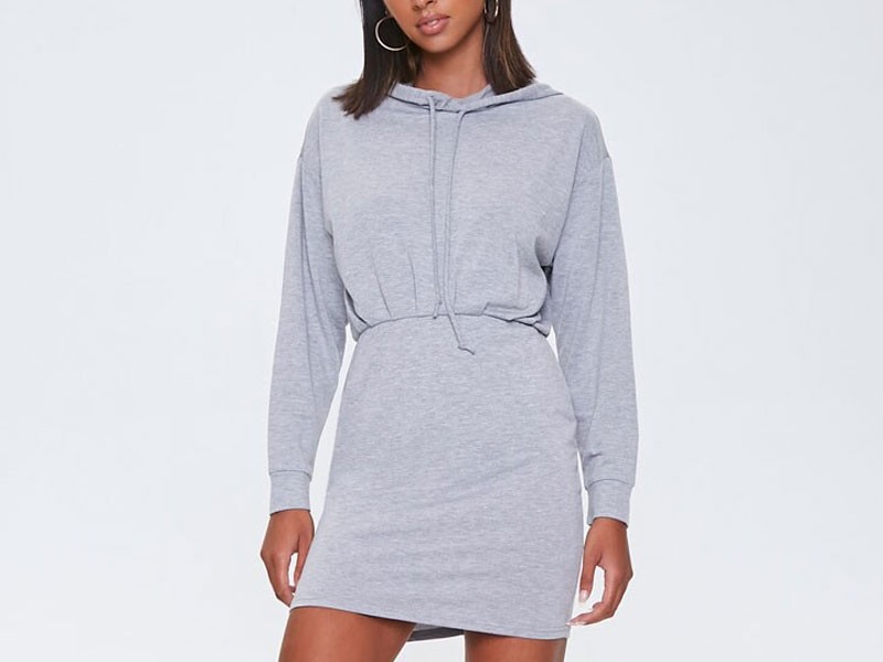 Women's French Terry Hoodie Dress