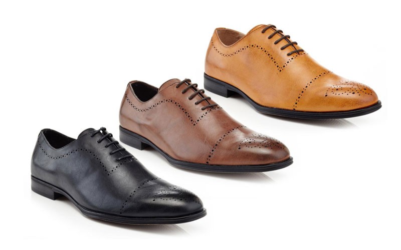 Adolfo Men's Abe Brogue Dress Shoes