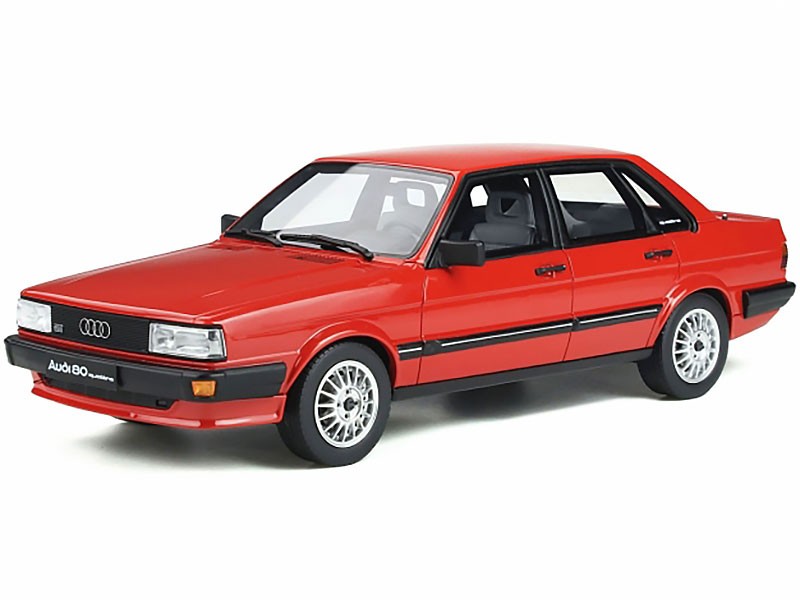 Audi 80 Quattro B2 Mars Red 1/18 Model Car By Otto Mobile