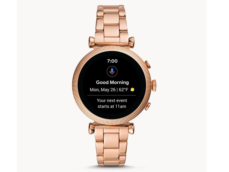 Fossil Gen 4 Smartwatch Sloan HR Rose Gold-Tone Stainless Steel For Women