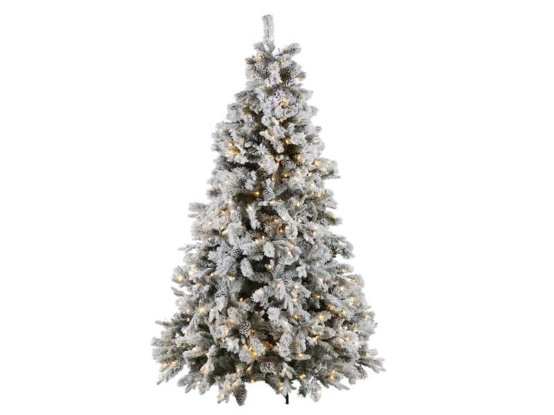 Holiday Living 7.5-ft Albany Pine Pre-Lit Christmas Tree with LED LIghts