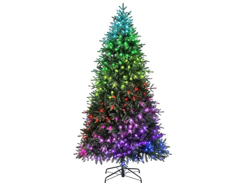 Holiday Living 7.5-ft Pre-Lit Artificial Christmas Tree With LED Lights