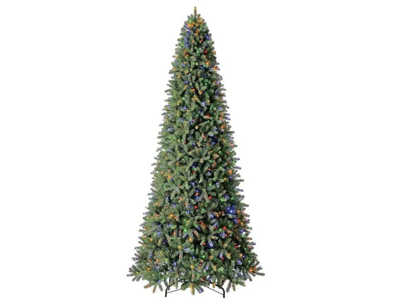 Holiday Living 12-ft Douglas Artificial Christmas Tree With Color LED Lights