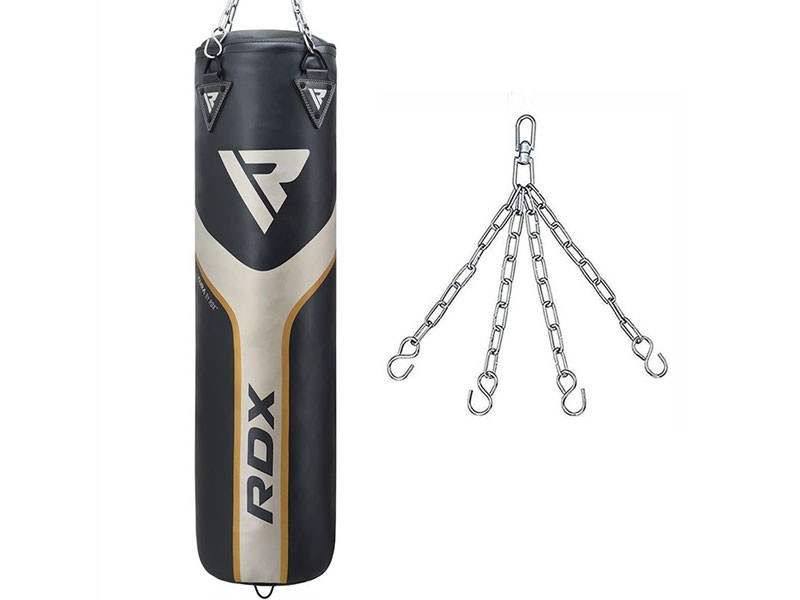 RDX T17 AURA 4ft 5ft Training Punch Bag in Pearl Black White Golden