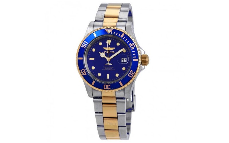 Invicta Pro Diver Two-tone Blue Dial 40 mm Men's Watch