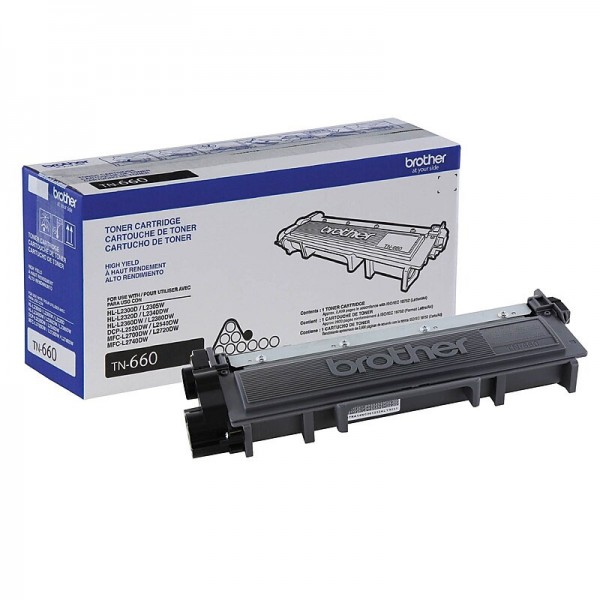 Brother TN-660 Black Toner Cartridge High Yield