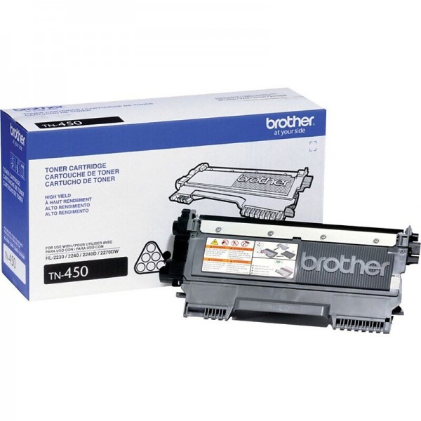 Brother TN-450 Black Toner Cartridge High Yield