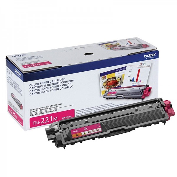 Brother TN-221M Magenta Toner Cartridge Standard