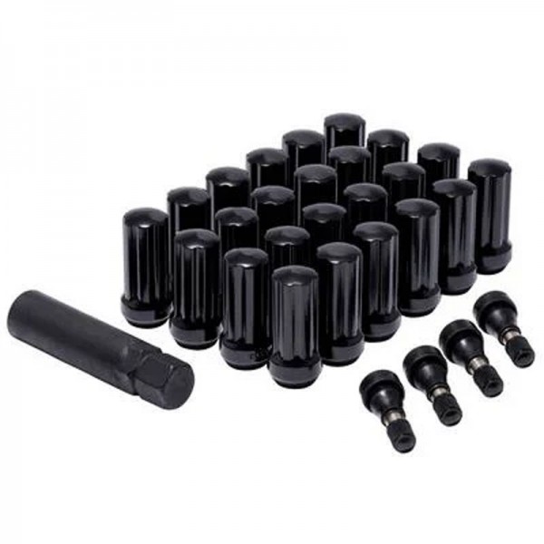 Pro Comp 32-Piece 14x1.5 Lug Nut Kit Black 16145B