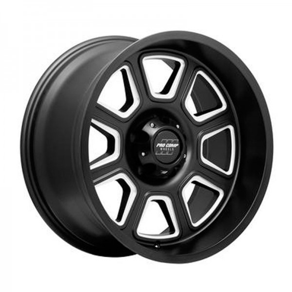 Pro Comp 64 Series Gunner 20x10 with 5x5.5 Bolt Pattern Satin Black Milled