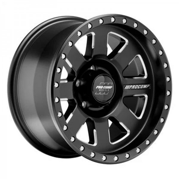 Pro Comp 74 Series Trilogy Pro 17x9 Wheel with 5x5 Bolt Pattern Satin Black