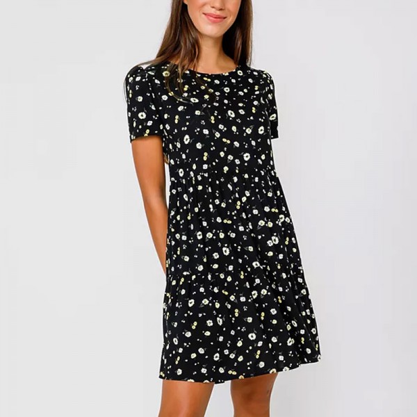 Women's Pattern Fit And Flare Dress