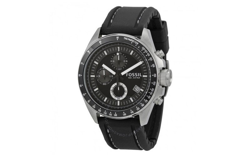 Fossil Dexter Black Dial Chronograph Men's Watch